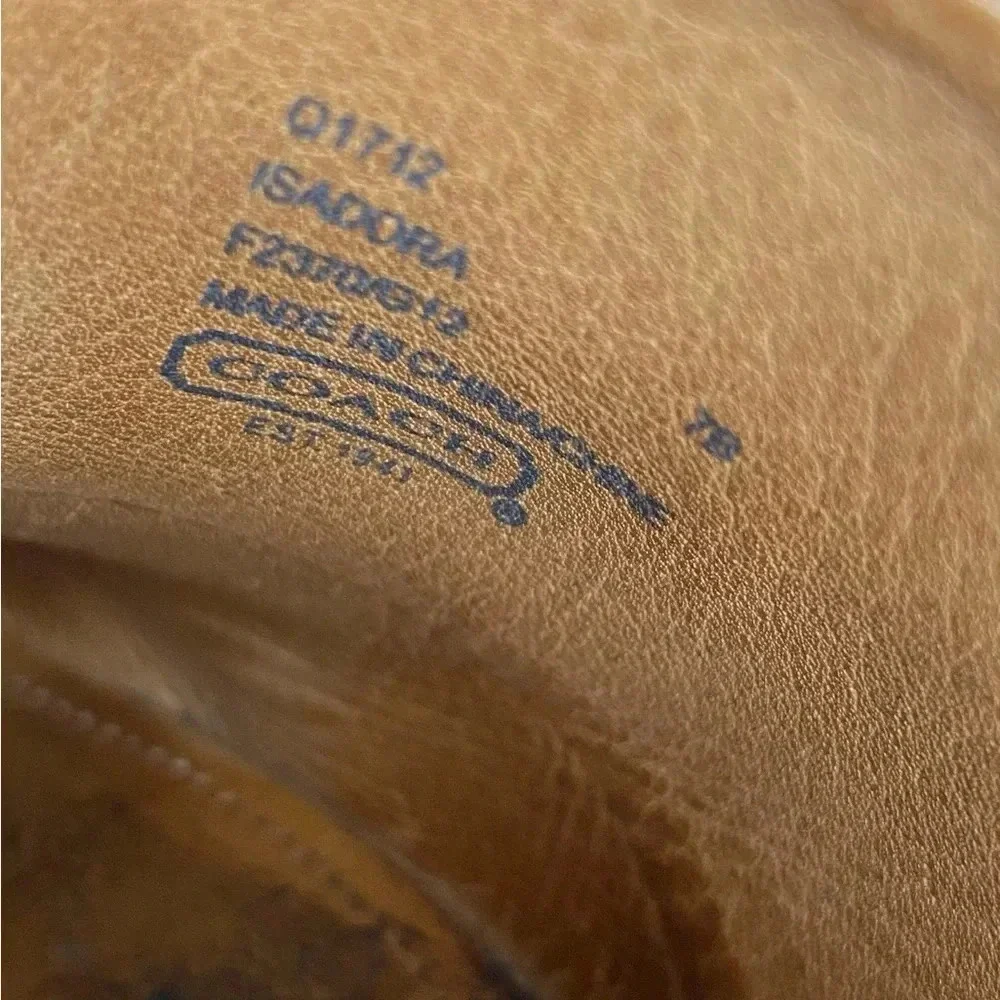 Coach Vintage healed clogs SZ 7 B